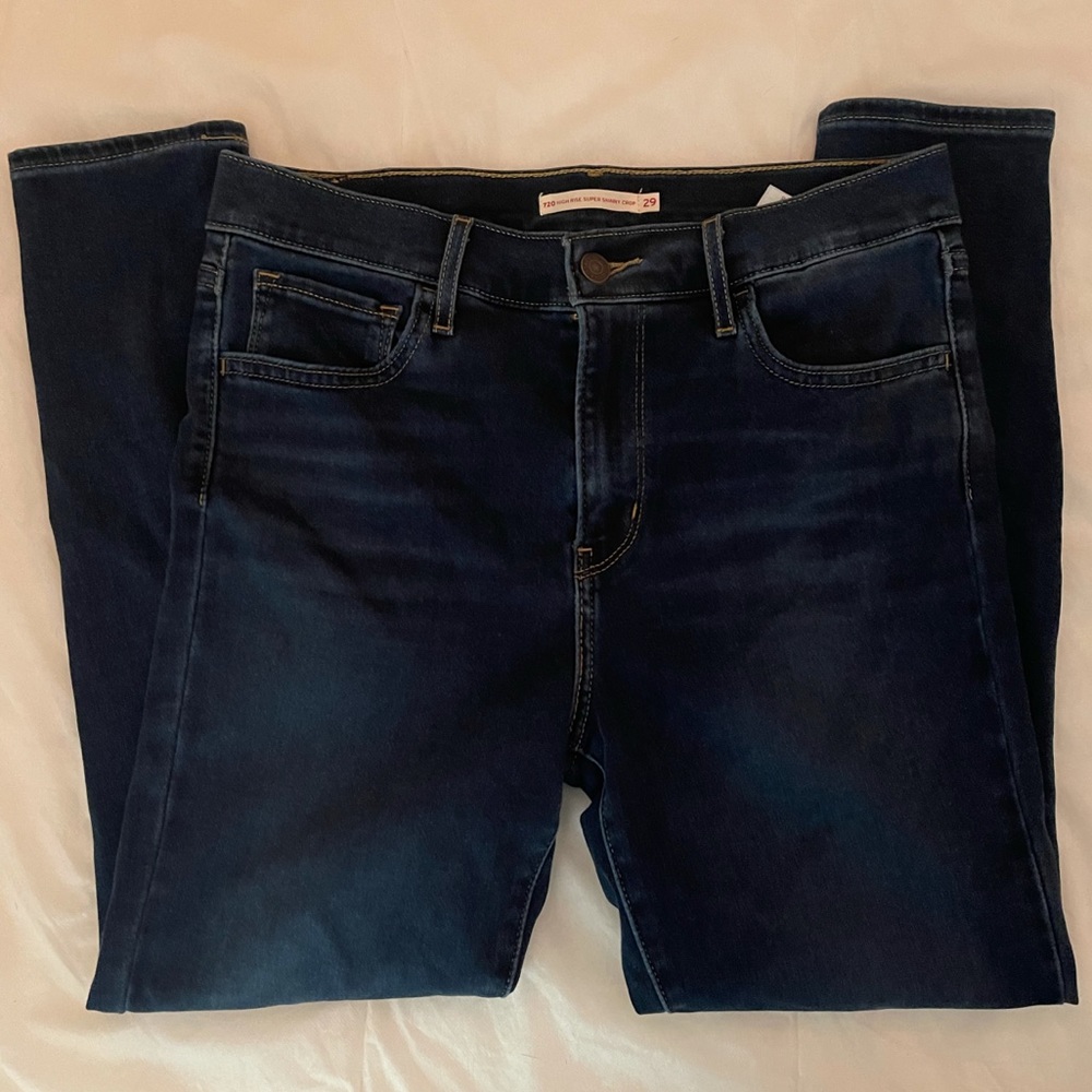 Levi's® 720 High-Rise Super Skinny Crop Jeans